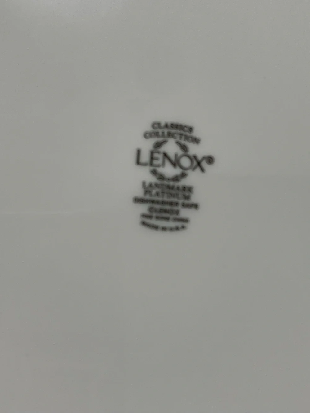 5 Lenox ~ Landmark Platinum Millennium Edition ~ Dinner Plate ~